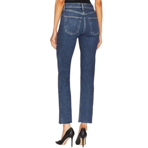 NWT Aritzia AGOLDE Kye Mid Rise Straight Crop in Mirage size 33 - Picture 3 of 14